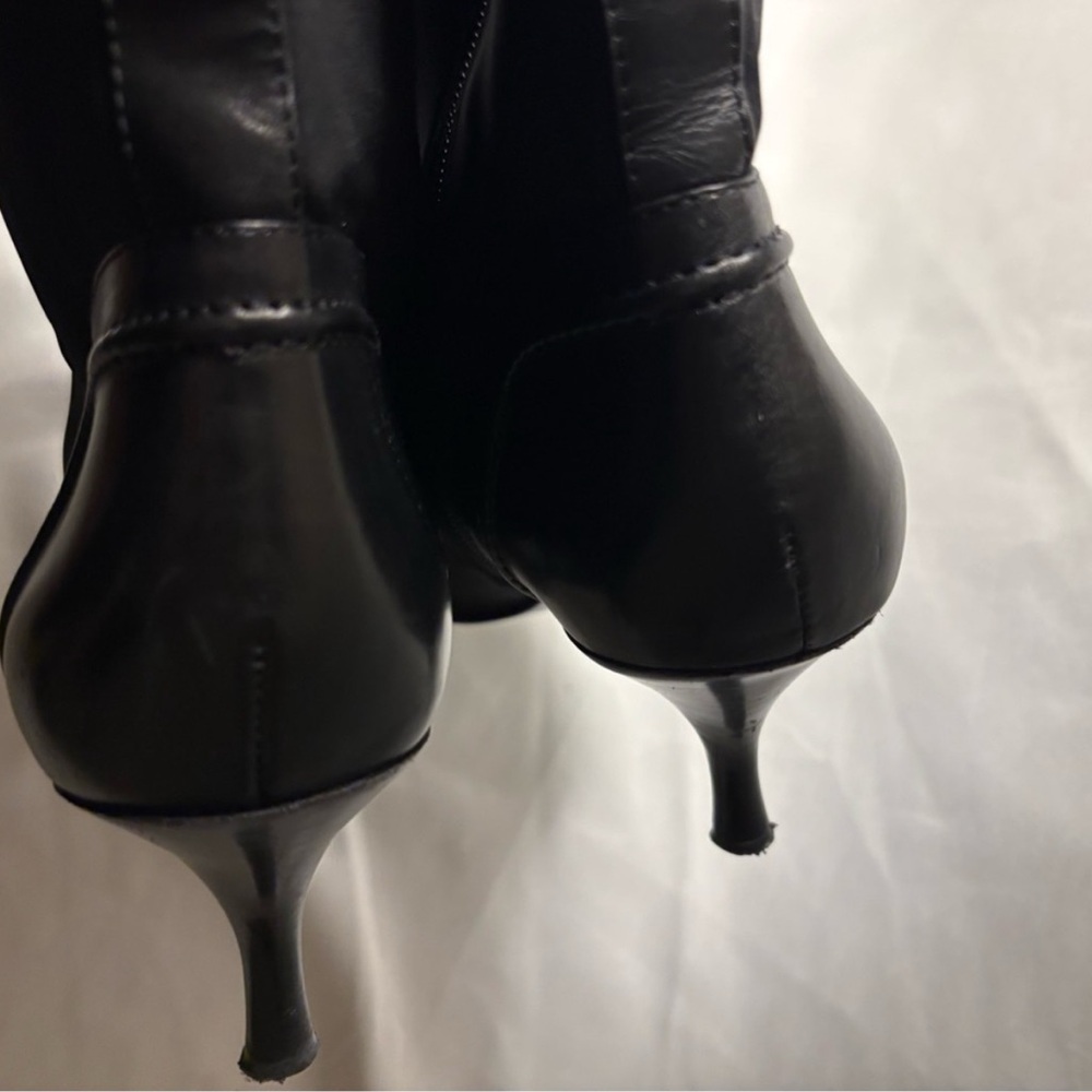 Bandolino Black Women's Lycra Comfort Boots with low heel - Picture 5 of 6